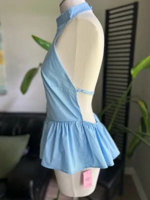 Pretty Little Thing Peplum Backless Top thumbnail 3