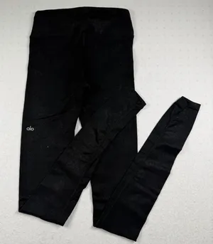 Alo Yoga Black High-Waist Extra Long Leggings Women’s XS Tall Yoga Pants thumbnail 1