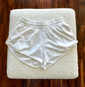 Aerie White Athletic Shorts thumbnail 1