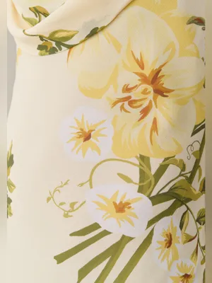 NWT Few Moda Sable Dress size 6 Yellow Floral Sunpetal garden Kourt reformation thumbnail 3