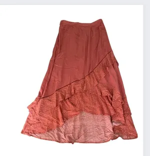 Love Fire Maxi Skirt Layered Fairy 90s Y2K High Low Size XL thumbnail 1