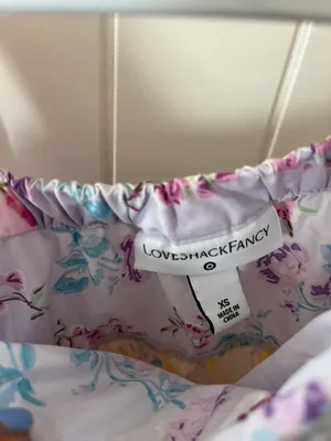 Love Shack Fancy x Target Collab Mini Floral Dress thumbnail 2