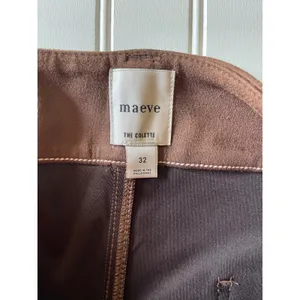 Maeve Anthropologie The Colette Fall Brown Faux Suede Wide Leg Pants 32 NEW thumbnail 7
