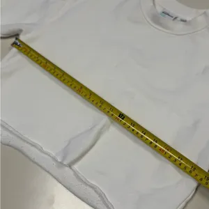 TNA Women's White Cropped Fleece Sweatshirt: Size Small thumbnail 8