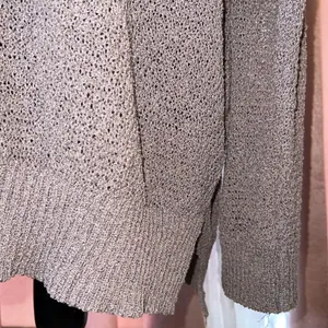 Listicle Size M Beige Loose Knit Oversized Sweater thumbnail 3