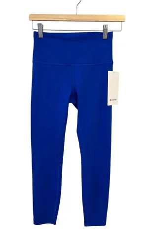 NWT Lululemon Wunder Train HR Tight size 6 25" Galactic Cobalt thumbnail 1