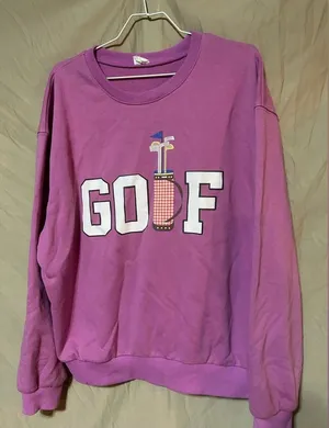 12PM golf crewneck Purple Size L thumbnail 1