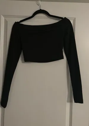 SheIn Long Sleeve Crop Top thumbnail 3