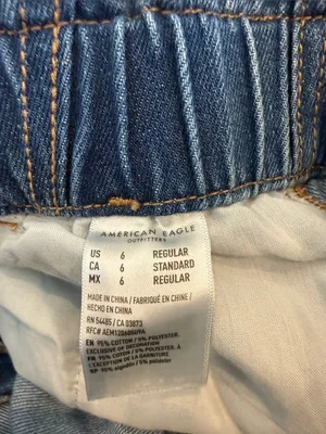 American Eagle Baggy Jeans Size 6 thumbnail 7