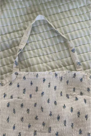 Hollister Dress Floral Mini Blue White Adjustable Straps thumbnail 5