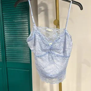 FREE PEOPLE NWT Lacey Essential Cami / Kentucky Blue - M thumbnail 5