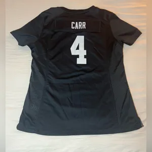 National Football League Nike Las Vegas Raiders Derek Carr Women's Game Jersey Black‎ Size Large thumbnail 7