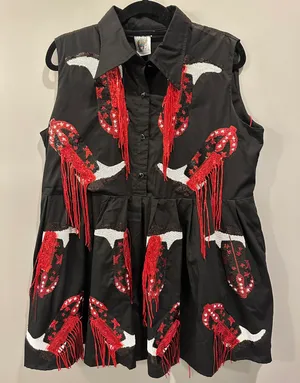 Red And Black Gameday Dress thumbnail 1