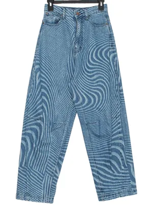 BDG Jeans Rih Extreme Baggy High Rise Y2K Streetwear Grunge 90s Indie Blue 25 thumbnail 1