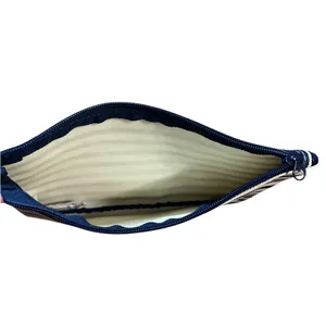 Vineyard Vines Navy and White Striped Cosmetic Bag thumbnail 2