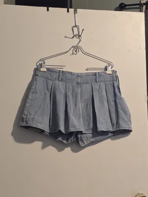 Altar'd State Light Blue Denim Skirt thumbnail 2