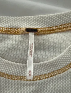 Free People Waffle Top thumbnail 2