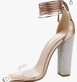 Heels Gold Size 7 thumbnail 1