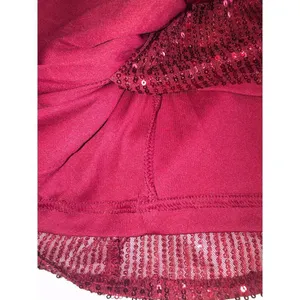 Cocktail Dress Size S Red Sparkle Sequined Party Cocktail Disco Wedding Guest thumbnail 7