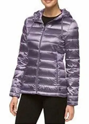 Andrew Marc‎ Puffer Jacket Womens XL Lilac Purple Packable Premium Down Hooded thumbnail 1