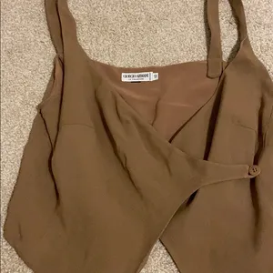 Giorgio Armani crop wrap top thumbnail 1