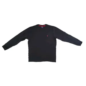 Polo Ralph Lauren Waffle Knit Shirt Women Medium Sleepwear Blue Pajama Top thumbnail 2