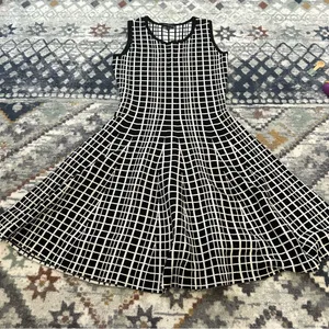 The Limited Checkered Windowpane Sweater Dress Womens Small Office Fall thumbnail 1