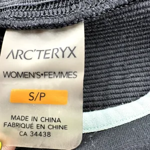 Arc'teryx Hoodie Performance Long Sleeve Top Fitted Outdoor Gray Aqua Small thumbnail 3