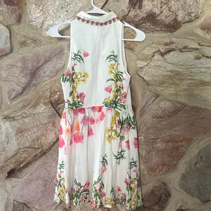 Commense Floral Print Belted Mini Dress size XS thumbnail 7