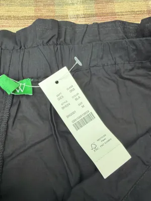 J. Crew Black High-Waist Ruffle Hem Shorts thumbnail 4