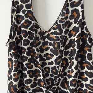 Show Me Your Mumu animal print cut out Halter neck Sheath Dress mini leopard EUC thumbnail 5