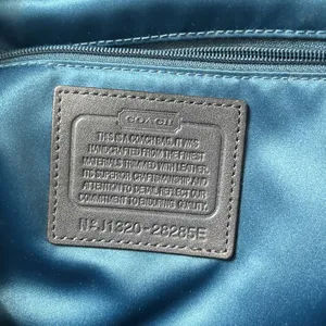 Coach Gray‎ C Logo Shoulder Bag Large Tote Satin Lining 28285E thumbnail 5