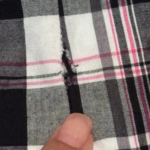 DKNY Y2K Black, White, Pink Plaid Pleated Mini Skater Skirt thumbnail 8