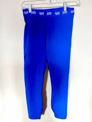 Yitty logo leggings bright cobalt blue L thumbnail 2