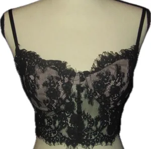 white fox boutique black lace  bustier size small thumbnail 1
