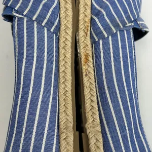 Nautica Idelle Blue White Striped Espadrille Flats Knotted Bow Womens‎ 9.5 thumbnail 7