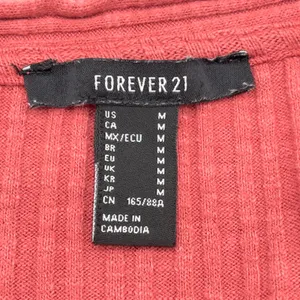 Forever 21 Women Crop Cardigan Size Medium‎ Y2K Coquette Clean Girl Femme Retro thumbnail 7