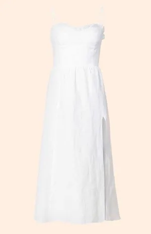 Reformation Prune Dress (White) thumbnail 2
