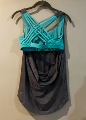 Lululemon Wild Tank Heathered Slate Bali Breeze thumbnail 3