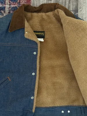 maverick denim fleece lined jacket Blue Size 16 thumbnail 4