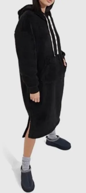 UGG Winola Full Body Hoodie in Black Women’s Size Medium Large thumbnail 1
