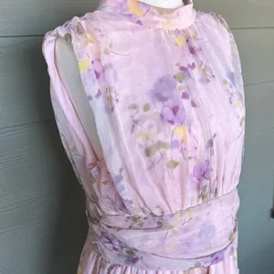 Lulus “Eden” Floral Sleeveless Chiffon Dress - New but Damaged! thumbnail 5