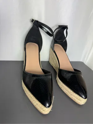 Black Espadrille Wedge Pointed thumbnail 2