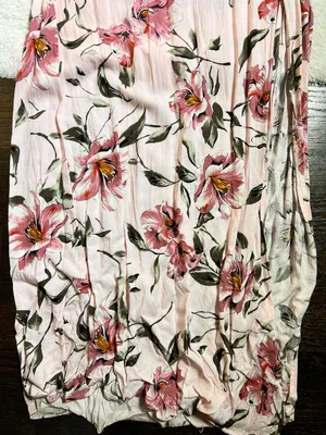Forever 21 Pink Floral Strappy V Neck Maxi Dress Extra Small thumbnail 3