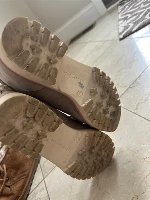 Sole Society Taupe Combat Boots with Cream Laces thumbnail 3