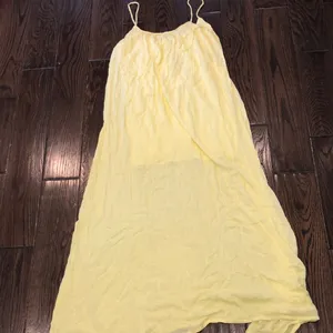 Raviya yellow maxi dress new with tags size small thumbnail 2