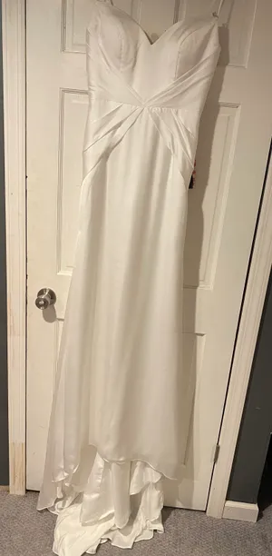 White Formal Dress Size 4 thumbnail 7