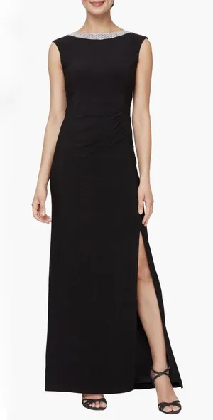 Alex Evenings  - Embellished Neck‎ Gown thumbnail 1