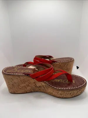 SAM EDELMAN Rasha Platform Wedge Sandals Women’s 7.5 thumbnail 7