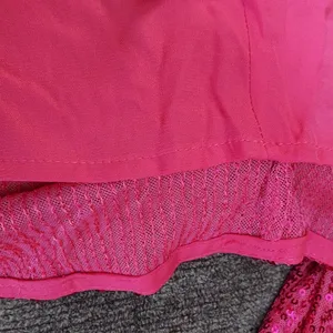 NWT Body Love Hot Pink Sequin Wrap Long Sleeve Party Dress LG holiday bling midi thumbnail 16